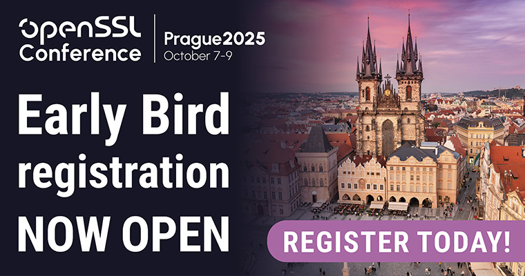 OpenSSL Conference registration now open